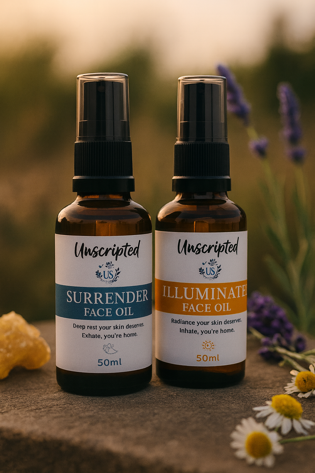 2 × 50ml Face Oils — Bundle